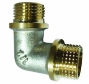 Угольник НР латунный